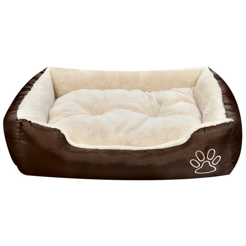 vidaXL lit pour chiens Tissu