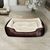 vidaXL lit pour chiens Tissu