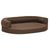 vidaXL matelas de lit pour chien Tissu