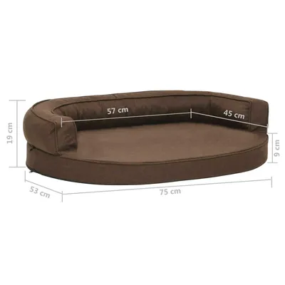 vidaXL matelas de lit pour chien Tissu vidaXL matelas de lit pour chien Tissu