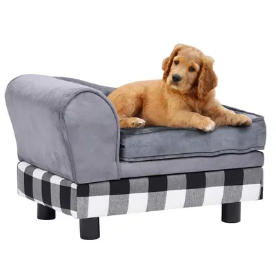 vidaXL canapé pour chien Peluche vidaXL canapé pour chien Peluche
