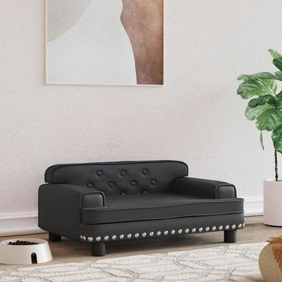 vidaXL lit pour chien Faux cuir