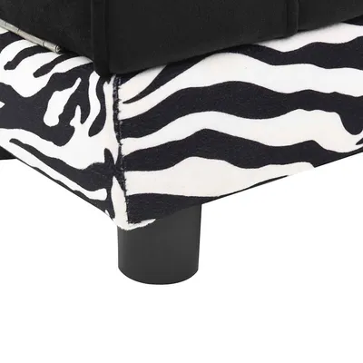 vidaXL canapé pour chien Peluche