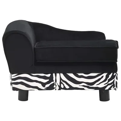 vidaXL canapé pour chien Peluche