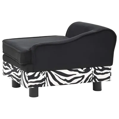 vidaXL canapé pour chien Peluche