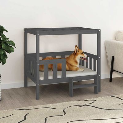 vidaXL lit pour chien Bois de pin massif