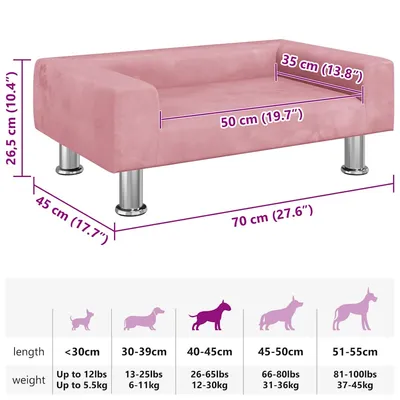 vidaXL lit pour chien Velours vidaXL lit pour chien Velours