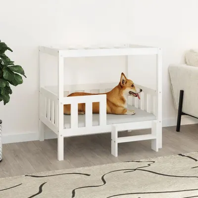 vidaXL lit pour chien Bois de pin vidaXL lit pour chien Bois de pin