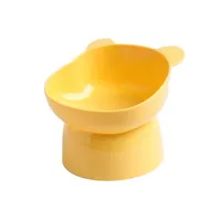 FurryFusion Gamelle inclinée en forme de tête d'ours pour chat