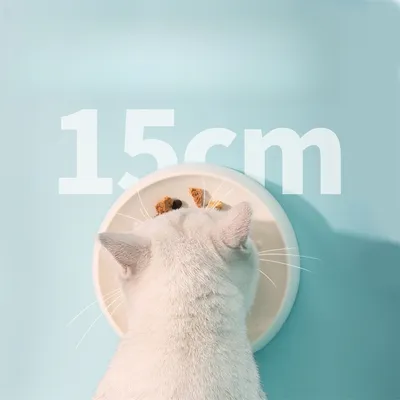 IntiMeg 2 pièces Gamelles pour Chat Snowflake,Barbe anti-toucher