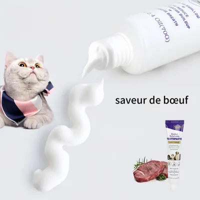 FurryFusion Dentifrice au bœuf pour chats et chiens