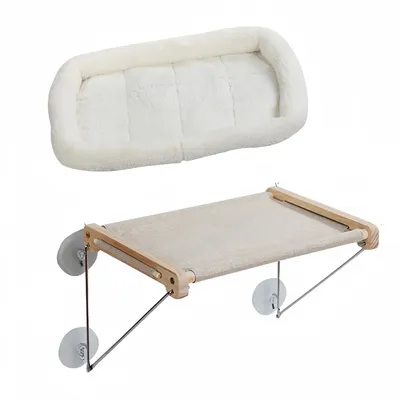 IntiMeg Habitat de fenêtre pour chat à ventouse