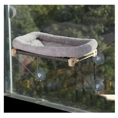 IntiMeg Habitat de fenêtre pour chat à ventouse