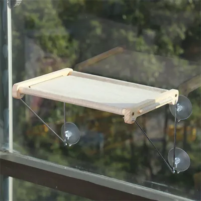 IntiMeg Habitat de fenêtre pour chat à ventouse