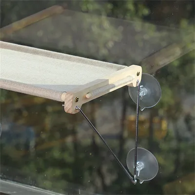 IntiMeg Habitat de fenêtre pour chat à ventouse