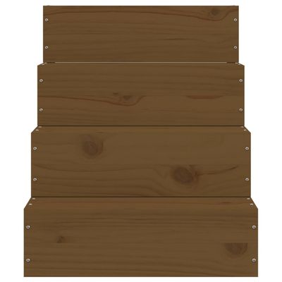 vidaXL escalier pour animaux de compagnie Bois de pin massif