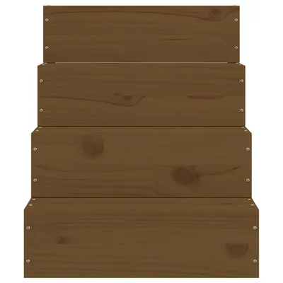 vidaXL escalier pour animaux de compagnie Bois de pin massif