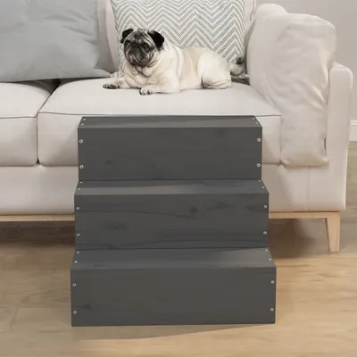 vidaXL escalier pour animaux de compagnie Bois de pin