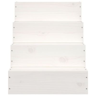 vidaXL escalier pour animaux de compagnie Bois de pin massif