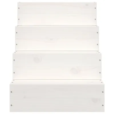 vidaXL escalier pour animaux de compagnie Bois de pin massif