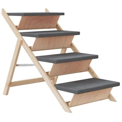 vidaXL escalier pour chien Bois