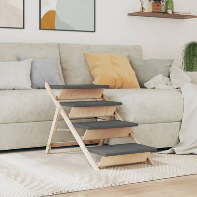 vidaXL escalier pour chien Bois