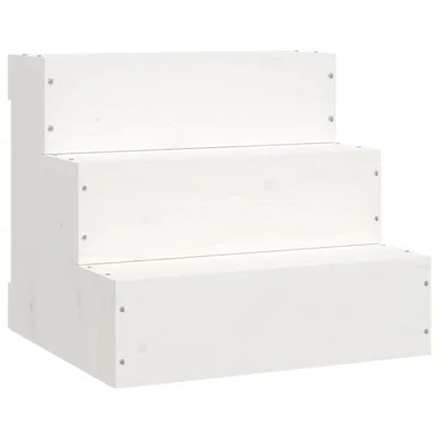 vidaXL escalier pour animaux de compagnie Bois de pin massif