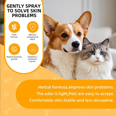 IntiMeg Spray anti-chute de poils pour chats et chiens,60ml