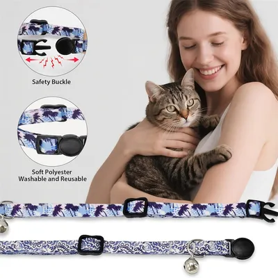 IntiMeg Colliers pour Chat Réglables et Détachables