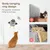 IntiMeg Jouet d'oiseau volant rechargeable pour chat