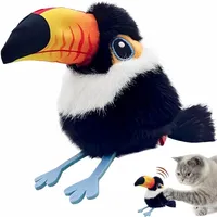 IntiMeg Jouet d'oiseau volant rechargeable pour chat