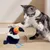 IntiMeg Jouet d'oiseau volant rechargeable pour chat
