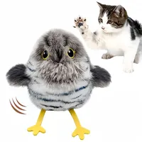 IntiMeg Jouet d'oiseau volant rechargeable pour chat