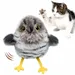 IntiMeg Jouet d'oiseau volant rechargeable pour chat