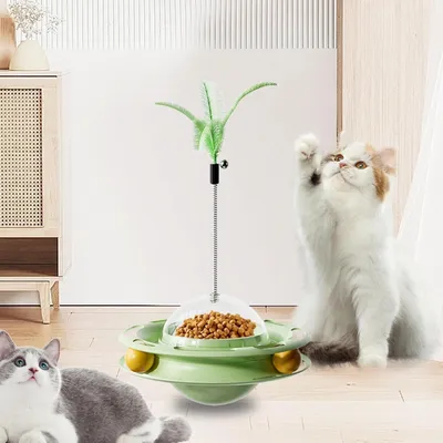 UAMLY Jouet en forme de balle de nourriture pour chat