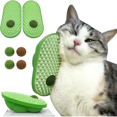 UAMLY Peigne à poils de chat, jouet boule à la menthe