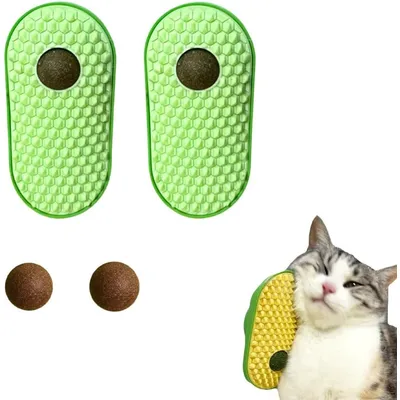 UAMLY Peigne à poils de chat, jouet boule à la menthe