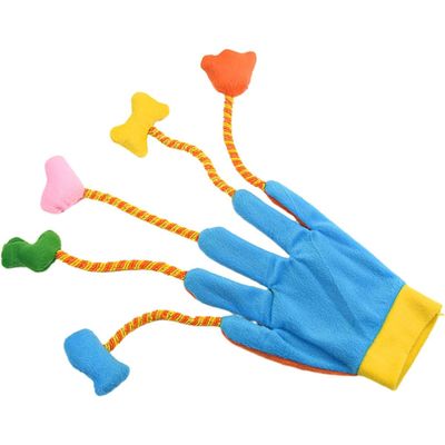 UAMLY Jouet en peluche à cinq doigts pour chat