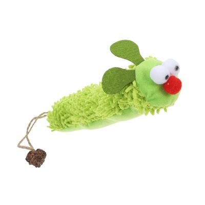 UAMLY Jouet en peluche pour chat en forme de chenille