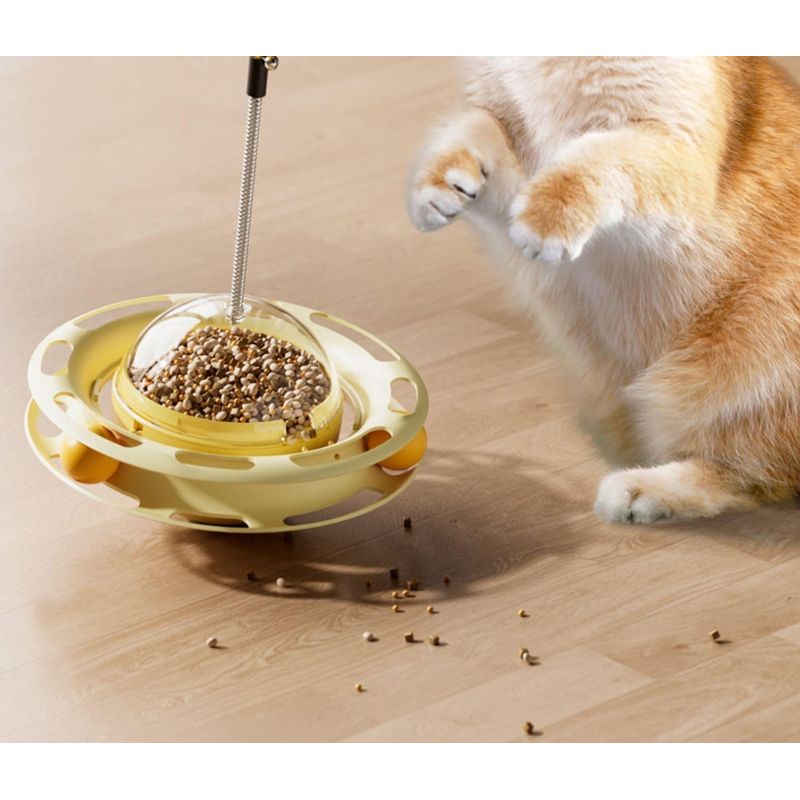 UAMLY Jouet en forme de balle de nourriture pour chat
