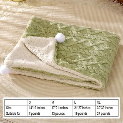 Couverture pour animaux de compagnie, vert