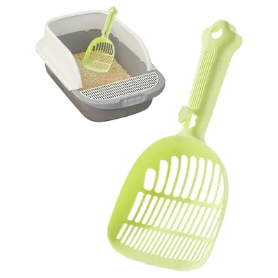 Pelle et tamis à litière pour chat