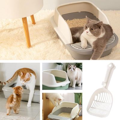 UAMLY Pala y tamiz para arena de gato