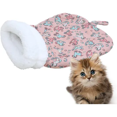 Sac de couchage pour chat, chaud pour l'hiver
