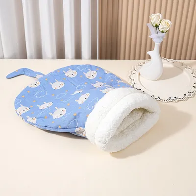 Sac de couchage pour chat, chaud pour l'hiver