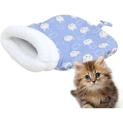Sac de couchage pour chat, chaud pour l'hiver