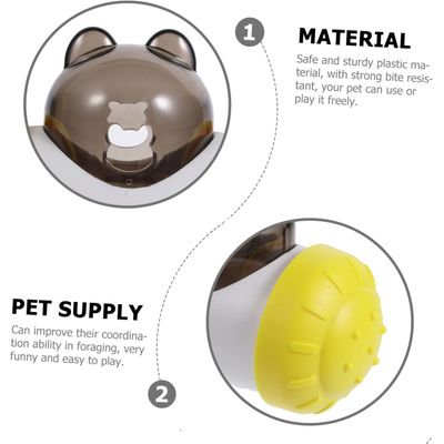 UAMLY Jouet pour chien en forme de balle alimentaire Tumbler