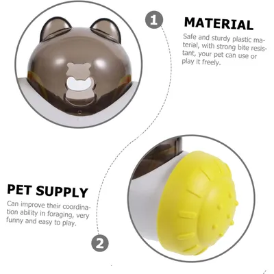 UAMLY Jouet pour chien en forme de balle alimentaire Tumbler