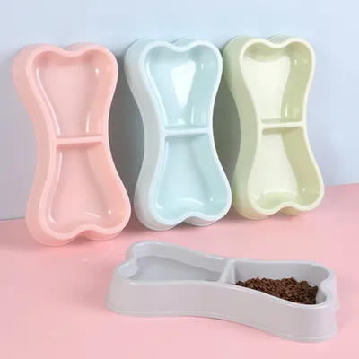 UAMLY Gamelles pour animaux de compagnie Double bol