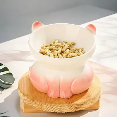 UAMLY Cuenco de cerámica para gatos